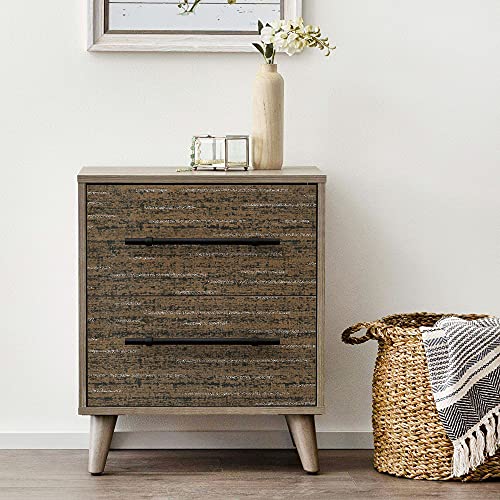 LotFancy Peel and Stick Wallpaper, 11.8”x 78.7”, Mocha Brown, Removable Wood Contact Paper, Self Adhesive Wall Paper for Countertop Cover, Furniture Renovation, Squeegee Included