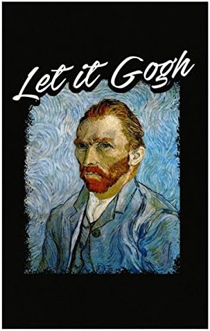 Let It Gogh With A Self Portrait Of Vincent Van Gogh In Blue - Poster