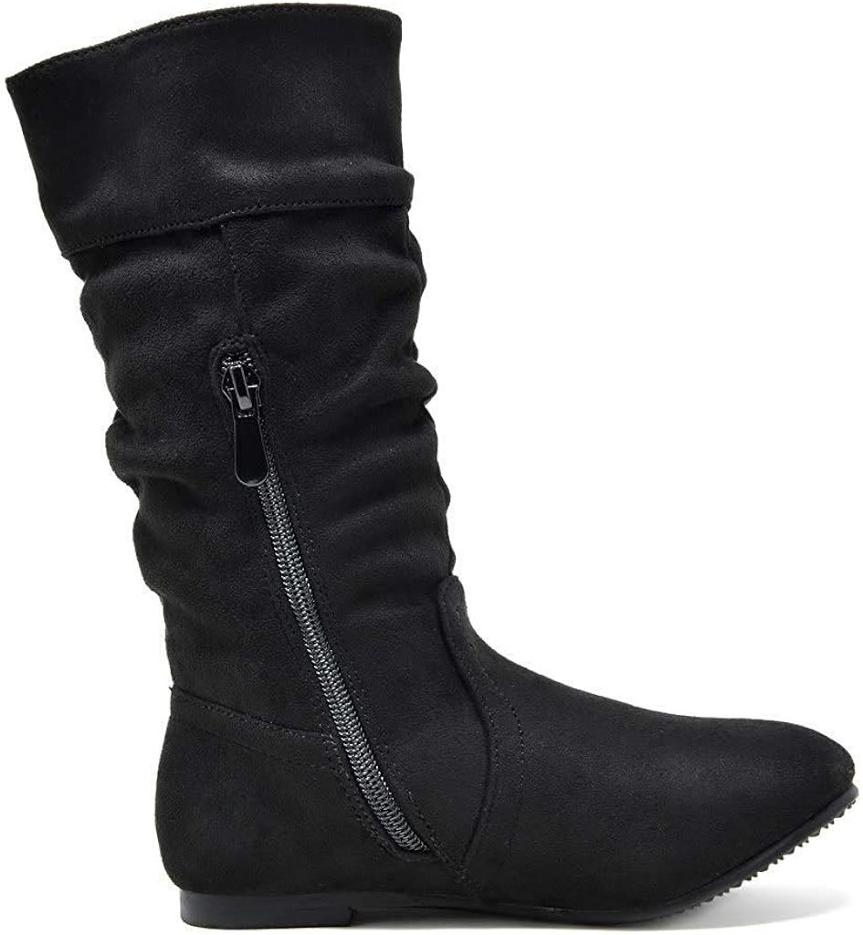  | DREAM PAIRS Girl's Faux Fur Lined Knee High Winter Riding Boots(Toddler/Little Kid/Big Kid) | Boots