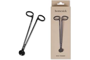 Homesick Candle Wick Trimmer Polished Stainless Steel Wick Clipper Cutter Candle Care Accessory for Cleaner Burn and Prevents Soot Build-up