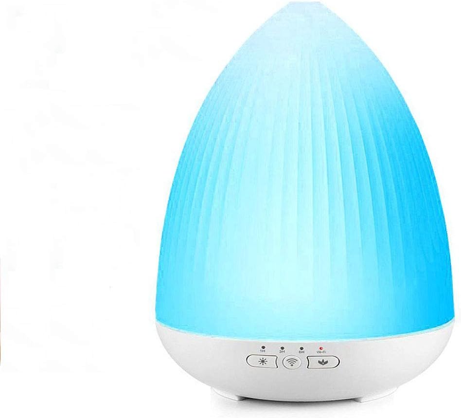 SmallSci Smart WiFi Humidifiers 300ML Aroma Diffuser Ultrasonic Aromatherapy Cool Mist Humidifier Air Purifier with 7 LEDs Light Waterless Auto Shut Off