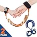 Anti Lost Wrist Link Safety Wristband for Toddlers, Babies Harnesses and Straps Walking Hand Straps (Orange/Blue)