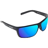 Baj&iacute;o Sigs Polarized Sunglasses - Full Wrap - Medium Fit | Patent-pending LAPIS lenses - Ergo Rubber Vented Nose Pads and Temple Tips - Narrow Temples - Flex Hinges - Sun Ledge