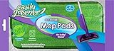 Swiffer WetJet Compatible, Microfiber Mop Pads by Easily Greener, Reusable Refills, Fits Wet Jet, 2 Count