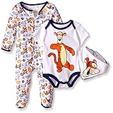 Disney Baby Tigger 3 Pc Set, Multi/Orange, 3/6 Months
