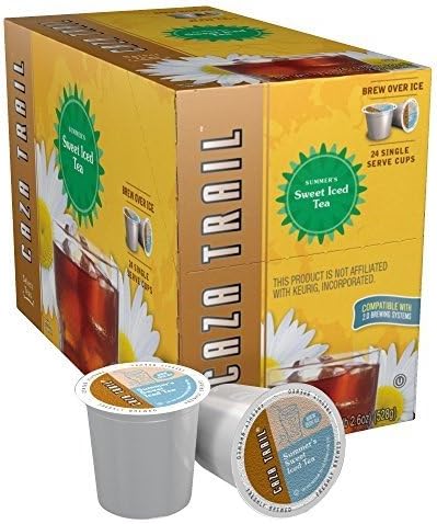 Caza Trail Tea Summers Sweet Iced Tea 24 Single Serve Cups TEJ