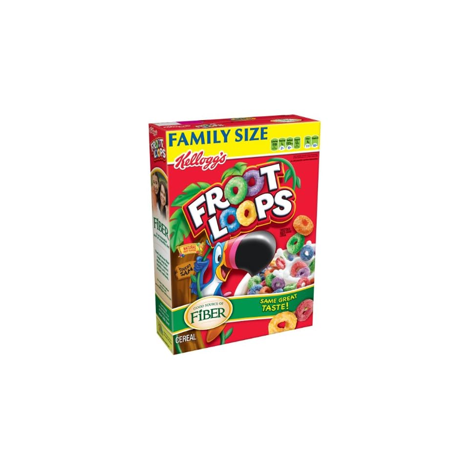 Froot Loops & Apple Jacks Cereal, Sweetened Multigrain, 21.7 Ounce