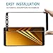 Samsung Galaxy A8 2018 Screen Protector(2 Pack),Lesenda[ HD Clear][Full Coverage][2.5D Curved Edge] [9H Hardness ][Scratch Free ] Tempered Glass Screen Protector for Samsung Galaxy A8 2018 (Black)