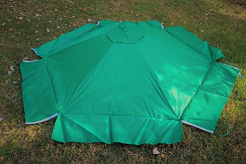 Frame It All 300001508 Hexagonal Collapsible Sandbox Cover, 7' x 8' x 13.5" - Thumbnail 4