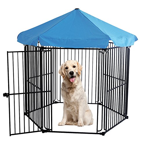 LEMKA Heavy Duty Pet Playpen Dog Kennels, Pet Dog Exercise Playpen Pet