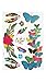 Atia Premium Metallic Temporary Tattoos - 75+ Designs in Gold & Silver Fake Tattoos - Shimmer Jewelry Henna Tattoo - Wrist & Arm Bands Tattoo Temporary, (10 Pattern Options)