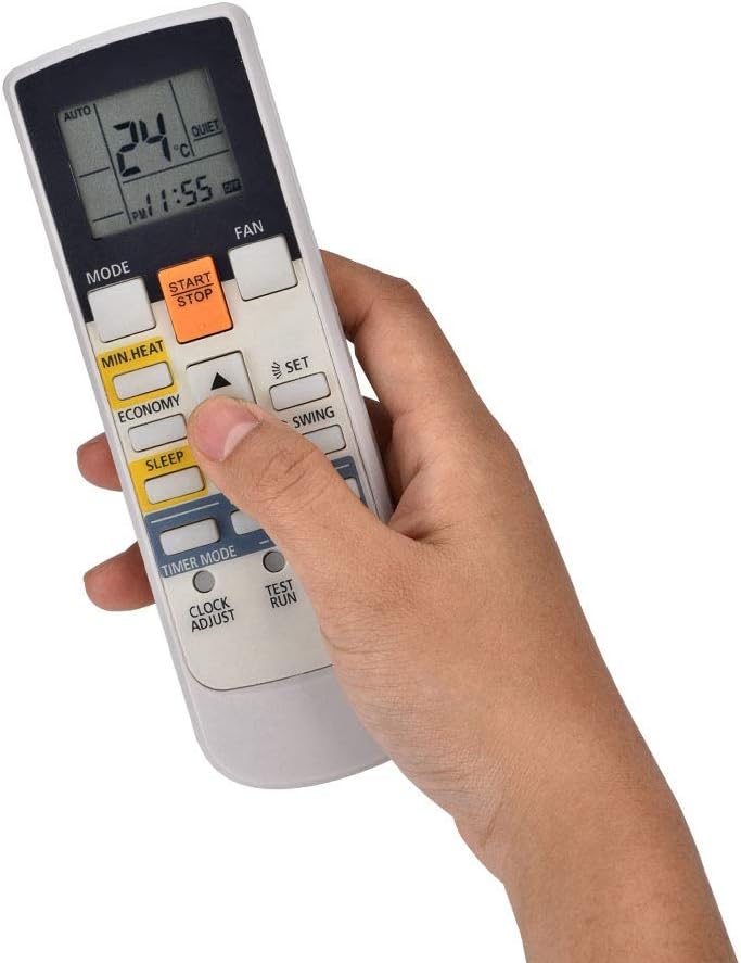 Remote Control for AC Fujitsu Air Conditioning AC AR-RAH1E AR-RAH2E Remote Controller Replacement, Default - Image 3