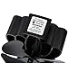 AAOBOSI Aobosi Stove Fan Heat Powered Fireplace Fan for Wood/Log Burner/Fireplace Save 20% Fuel Cost, Lower Starting Temperature (50℃)-4 Blades Black