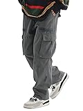 ZAFUL Men's Wild Cargo Pants Loose Fit Y2K Pants
