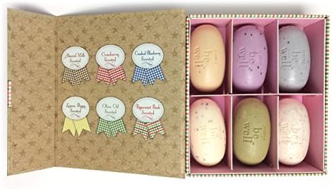 Simply Be Well Organic Gift Set of 6 Moisturizing Body Soaps