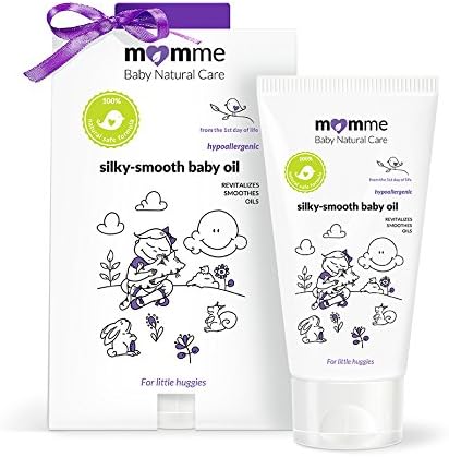 Silky-Smooth Baby Oil/ORGANIC/ALMONDS OIL/MACADAMIA OIL/SESAME OIL / (3.4 fl.oz)