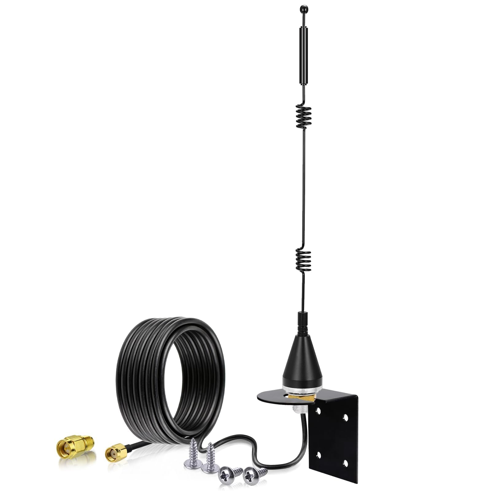 Bingfu Outdoor WiFi Antenna Aerial Dual Band 2.4/5.8GHz Wall Mount MIMO RP-SMA & SMA Male Antenna Replacement for Wireless Router Video Surveillance Monitor USB WiFi Adapter Smart Home Energy Monitor