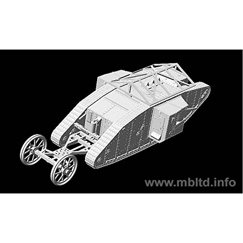 Master Box British Male MK 1 Tank Somme Battle 1916 Military Land Vehicle Model Building Kit (1:72 Scale)