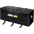 MaxxHaul 70209 Soft Shell Cargo Carrier Bag for Hitch Mount Cargo Rack - Heavy Duty and Water Resistant 47 inch 20 inch x 20