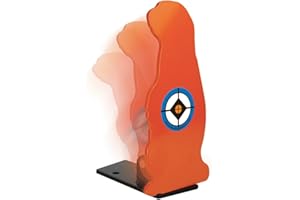 Do All Outdoors Prairie Popper Pop-Up Steel .22 Shooting Target,Orange