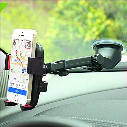 JCalcifer Mobile Phone Dual-use Car Mount Universal Holder with Windshield Mount Stand, Air Vent Cradle for 4 to 6 inch Smartphone iPhone Samsung
