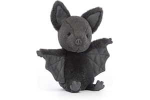 Jellycat Ooky Bat Stuffed Animal, 6 inches | Spooky Halloween Plush Toy | Classic Children's Gift