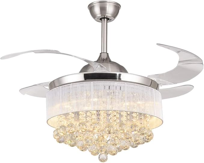 Techo con Luz Techo Luces Invisible Ventilador Europeo Viviente Dorado