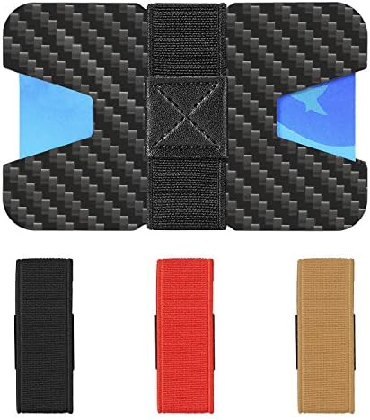 RFID BLOCKING Money Clip,Front Pocket Wallet,Carbon Fiber Card Holder By Sekmet