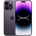 Apple iPhone 14 Pro Max, 256GB, Deep Purple - Unlocked (Renewed)