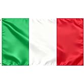 VELIFFCO Italy Flag, Flag of Italy 3x5 Ft - Polyester Lightweight Flags with 2 Brass Grommets for Italian Party Decorations, Sports Events Decorations