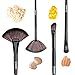 Make up Brushes, VANDER LIFE 32pcs Premium Cosmetic Makeup Brush Set for Foundation Blending Blush Concealer Eye Shadow, Cruelty-Free Synthetic Fiber Bristles, Travel Makeup bag Included, Black