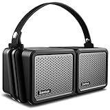 Bluetooth Speakers, Zamkol Portable Bluetooth Speaker Waterproof 25W 2-in-1 Wireless Stereo Pairing Booming Bass, IPX7, Built-in Mic, Durable for Home Party, Outdoor, Travel, Camping