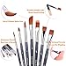 Ohuhu 12pcs Nylon Hair Art Paint Brush Set