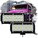 7 Inch Led Light Pods, ZUULLEN Light Bars 240W 24000LM Quad Row LED Spotlight, IP68 Waterproof Super Bright Anti-glare Flood Driving Light, for 4X4 Trucks Jeep ATV UTV SUV Boat (2 Pack)