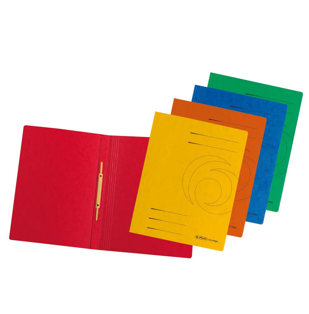 Herlitz A4 Colorspan Flat File - Assorted Colours (10 Pieces) โ image 1
