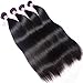 4Bundles 30 30 28 26 Inches Remy 8A Brazilian Straight Hair Bundles Unprocessed Virgin Straight Human Hair Extensions Mink Brazilian Hair Weave Bundles Natural Color