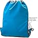 ButterFox Water Resistant Swim Gym Sports Dance Bag Drawstring Backpack Cinch Sack Sackpack for Men and Women, Waterproof Fabric - Light Blue