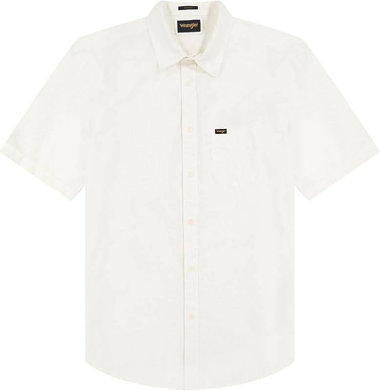 - Chemise Homme - Coupe Regular - Ss 1 Pkt Shirt - Pacific Blue