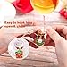 Boao 18 Pieces Wine Glass Charms Christmas Themed Wine Glass Marks Drink Tags Wine Glass Tags for Party Favors and Family Gathering