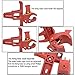 TOPCABIN Adjustable Bike Bicycle MTB Water Bottle Holder Water Bottle Rack Cage Red