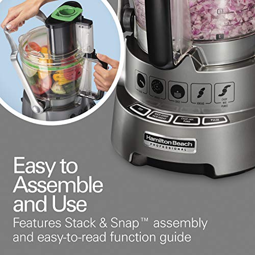 Hamilton Beach 70670 Food Processor Vegetable Chopper 10 Cup Electric