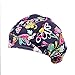 starlit Women's Floral Print Scrub Cap Hospital Medical Surgical Surgery Hat For Doctor Nurses