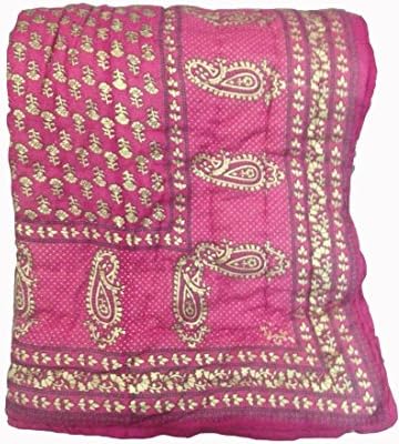 Monil Double Bed Traditional Desgin Jaipuri Hand Block Print Jaipuri Razai - Quilt