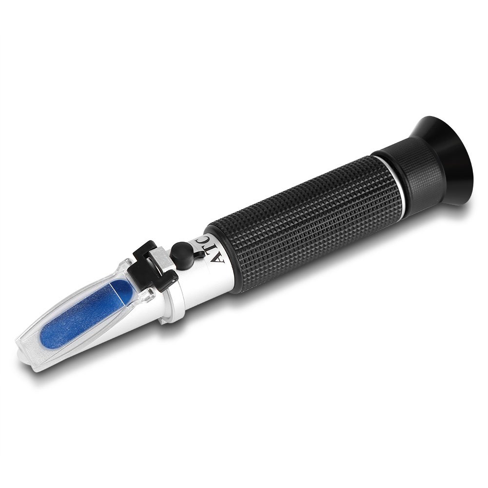 Alcohol Refractometer High Proof with 0-80% Alcohol Measurement Range Portable Refractometer Alcohol Meter for Liquor and Spirits. High Accuracy ±1% for Whiskey, Brandy, Vodka, etc.