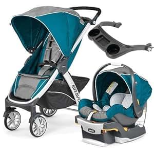 Amazon Com Chicco Bravo Stroller Trio System Polaris