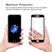 Atill iPhone 7 Plus Screen Protector, Full Coverage Tempered Glass Screen Protector, Anti-Bubble - 0.33mm (Black)