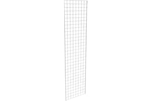 Econoco Commercial Grid Panel, 2' x 8', White (Pack of 3)
