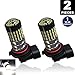 LUYED 2 X 900 Lumens Super Bright 3014 78-EX Chipsets H10 9140 9145 Led Bulbs Used For DRL or Fog Light,Xenon White
