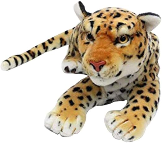 MZD Servilleta de peluche con diseño de tigre de leopardo, ideal como