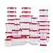 Rubbermaid Easy Find Lids Food Storage and Organization Containers, Set of 30 (60 Pieces Total), Racer Red